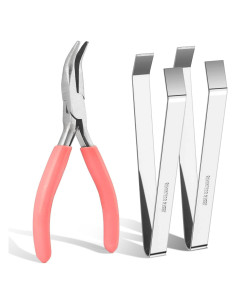 Kit de Pinzas para Espinas de Pescado Notoke - Acero Inoxidable (2 PZS)