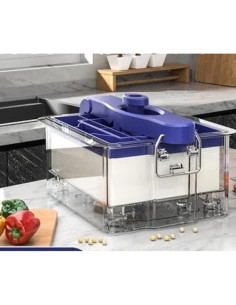 Prensa de Tofu Tefola con 2 Moldes y Paño - Azul Oscuro 2