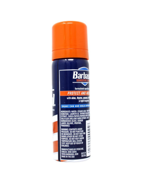 Crema de Afeitar Barbasol Piel Sensible 56.7g - Paquete de 36