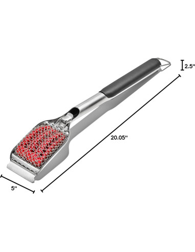 Cepillo de Parrilla OXO Good Grips Acero Inoxidable 20 cm