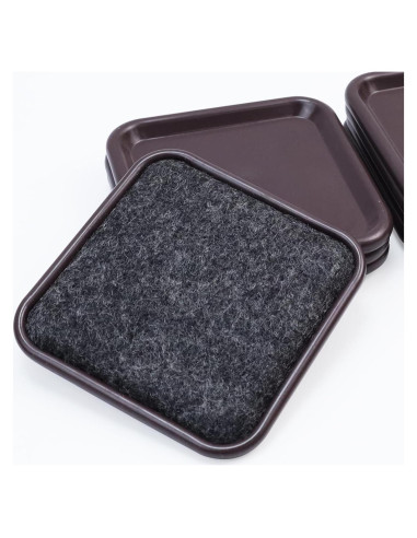 Deslizadores de Muebles Geesatis 8 Pcs 7.87x7.87cm Reutilizables