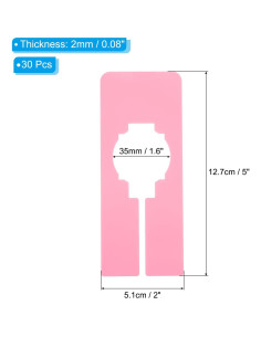 Divisores de Ropa PATIKIL Rosa - 30 Piezas para Closet 2