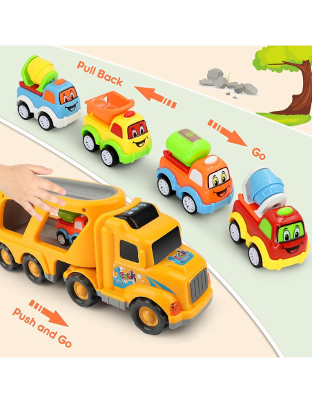 Camión de Construcción Juguete Nicmore 5 en 1 para Niños