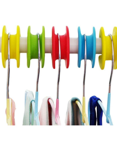 Ganchos de Percha de Silicona Antideslizantes Esowemsn - 6 Piezas