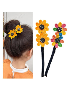 Hacedor de Moño de Flores VASANA - 2 Piezas Amarillo