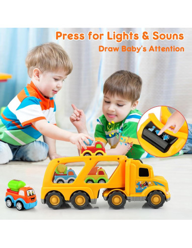 Camión de Construcción Juguete Nicmore 5 en 1 para Niños