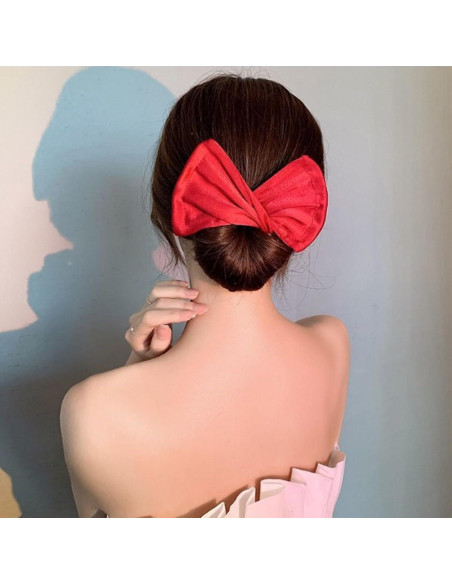 Juego de 3 Fabricantes de Moño de Cabello IRITEC - Negro, Blanco, Rojo