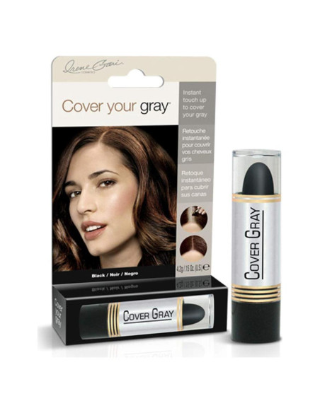 Tinte Toque Rápido Cubrir Tu Cabello Gris - Negro 1 Cuenta
