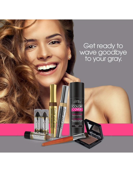 Tinte Toque Rápido Cubrir Tu Cabello Gris - Negro 1 Cuenta