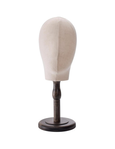Cabeza de Maniquí Peohud 21" Lienzo con Soporte Madera