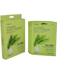 Mascarilla Hidratante para Pies CALA Árbol del Té - 3 Pares 2