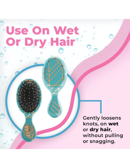 Cepillo Desenredante Mini Wet Brush Squirt Océano - Cerda IntelliFlex