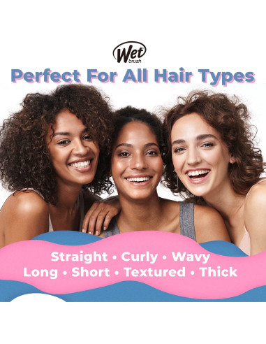 Cepillo Desenredante Mini Wet Brush Squirt Océano - Cerda IntelliFlex