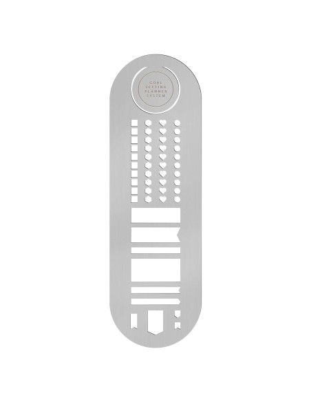 Marcador de Plantilla de Acero Inoxidable Skyygemm 20x6 cm