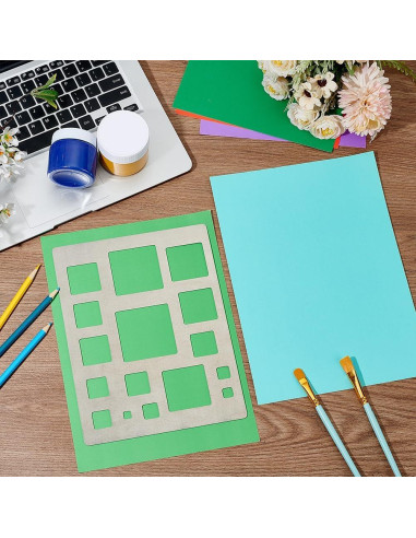 Plantilla Cuadrada PH PandaHall Acero Inoxidable 190x250 mm