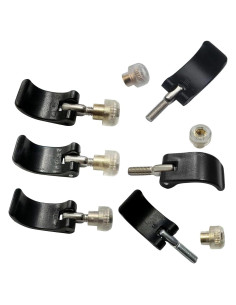 Abrazaderas de Poste IIUIKOO - 6 Bloqueos Externos 14mm-18mm