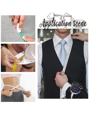 Cinta Métrica de Algodón PH PandaHall 10m 2 Estilos para Coser