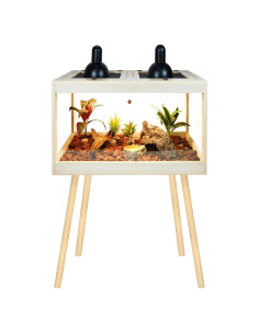 Tanque Reptil Prolee 24 Galones Roble 61x41x102 cm