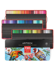 Set de 120 Marcadores Fineliners ARTEZA 0.4 mm Multicolor