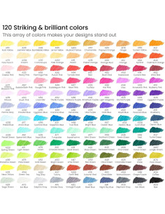 Set de 120 Marcadores Fineliners ARTEZA 0.4 mm Multicolor 2