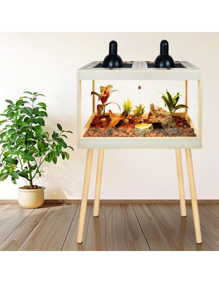 Tanque Reptil Prolee 24 Galones Roble 61x41x102 cm