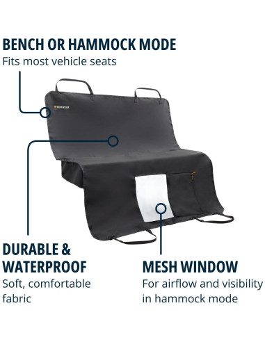 Funda de Asiento para Perros Ruffwear Dirtbag Gris 68.6x39.4cm