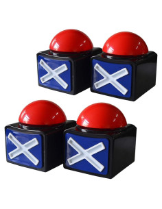 Pack de 4 Buzzers de Juego con Luz y Sonido - DOXISHRUKY