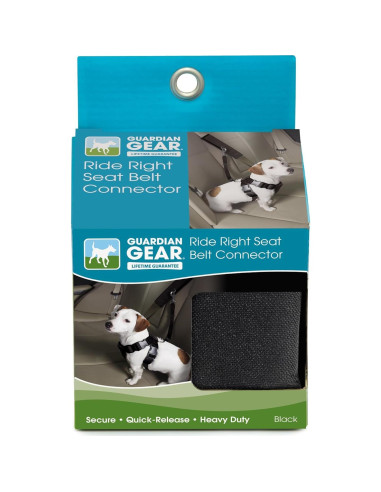 Conectores de Cinturón de Seguridad Guardian Gear Ride Right - Ajustable para Perros
