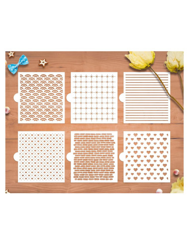 Plantilla para Galletas G GSS Designs 6 Piezas 15.24 cm