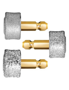 LuckyTail Amoladora de Uñas para Perros - Kit de 3 Cabezal Regular, Duro y Suave