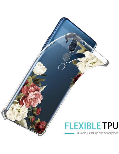 Funda Protectora TPU Floral para LG G7 ThinQ - Ultra Clara
