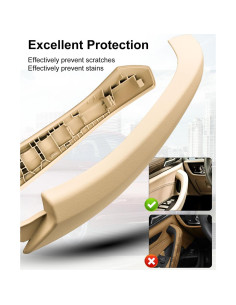 Cubierta de Manija de Puerta Izquierda Beige BMW X3 X4 2018-2021 2