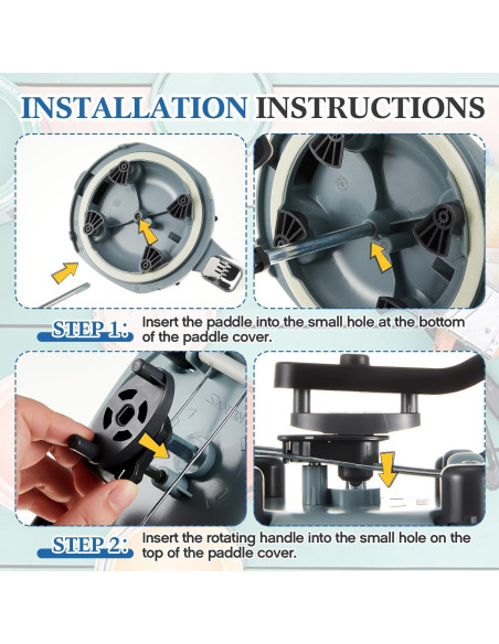 Kit de Tapa Mezcladora y Cubierta para Latas de Pintura 4L Reallnaive