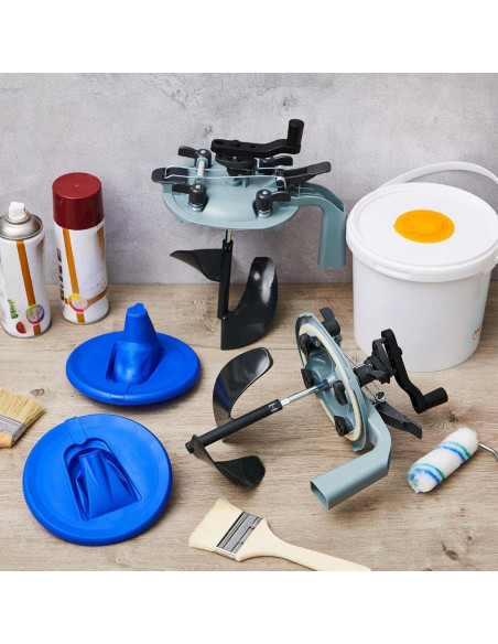 Kit de Tapa Mezcladora y Cubierta para Latas de Pintura 4L Reallnaive