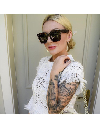 Gafas de sol cuadradas retro UV400 para mujeres - 2 colores