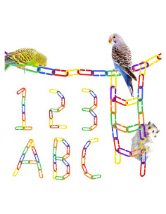 Enlaces de Cadena Plástica SunGrow para Aves y Juguetes 200 Pcs