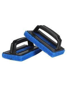 Cepillo de Limpieza para Acuario 2 Piezas Azul 15x9x6 cm