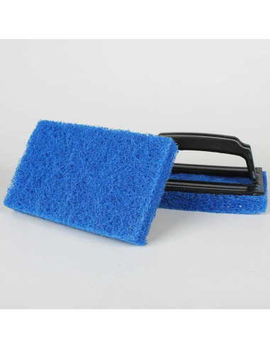 Cepillo de Limpieza para Acuario 2 Piezas Azul 15x9x6 cm