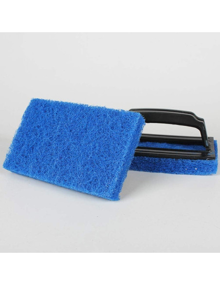 Cepillo de Limpieza para Acuario 2 Piezas Azul 15x9x6 cm