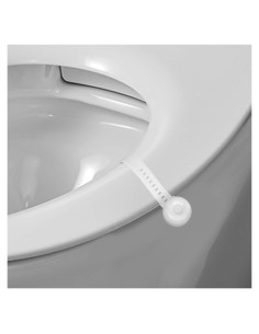 Elevador de Tapa de Inodoro Linkidea 3 Pcs Silicona Blanco