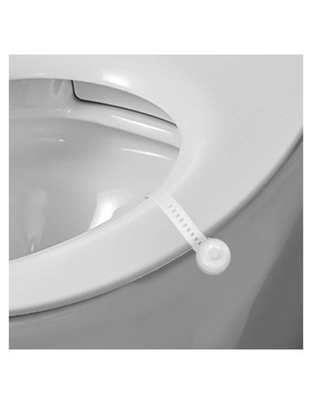 Elevador de Tapa de Inodoro Linkidea 3 Pcs Silicona Blanco