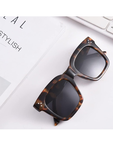 Gafas de sol cuadradas retro UV400 para mujeres - 2 colores