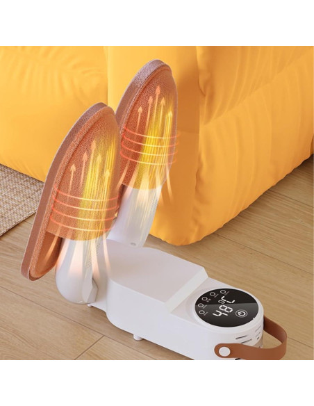 Secador de Zapatos Eléctrico Jectse con Temporizador y Estante Plegable