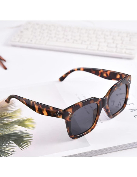 Gafas de sol cuadradas retro UV400 para mujeres - 2 colores