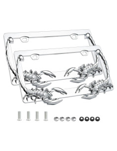 Marcos de Placas de Licencia Ettonsun 2-Pack Universal 30.5x15.2cm