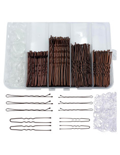 Kit de 300 Piezas de Horquillas y Bandas para Cabello EYBDYB