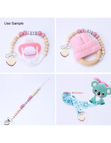 Clips de Suspensión de Corazón Plateados 20pcs - Metal y Plástico