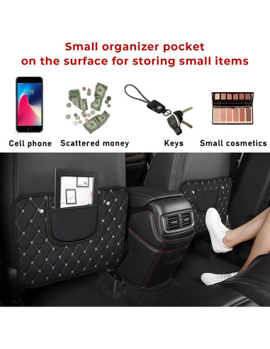 Protectores de Patadas para Auto Suvnie de Cuero Impermeable