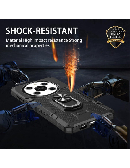 Funda Honor X9 4G/5G/X30/Magic4 Lite Negra Grado Militar