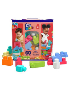 Mega Bloks Primeros Constructores Bolsa 60 Bloques Coloridos